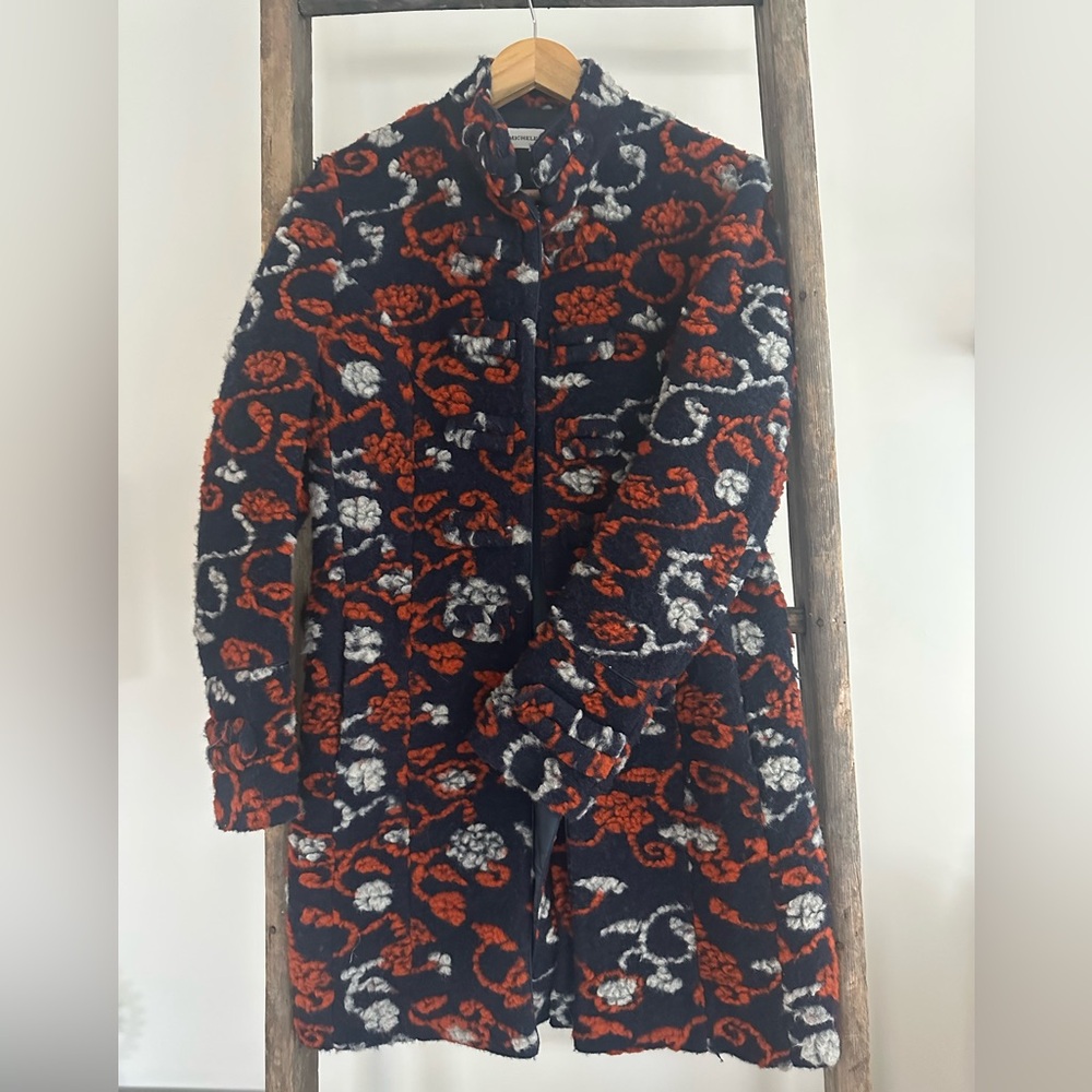 Floral Patterned Coat Michele Negri